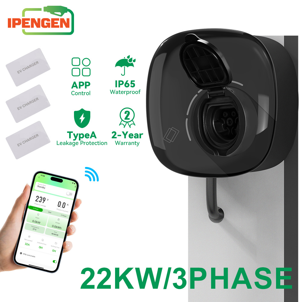 Ev Charger Type 2 22Kw 32A 3 Phase - IPENGEN 22KW Typ2 EV-Ladegerät Steckdose 32A