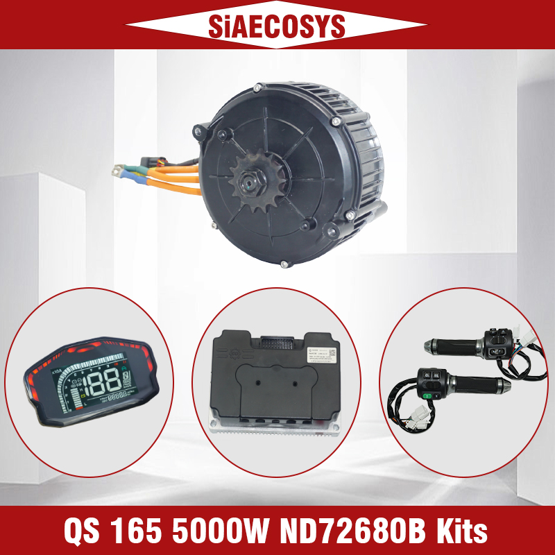 Mid Drive Motor Kit 72V 5000W - QS MOTOR QS165 V2 5000 W