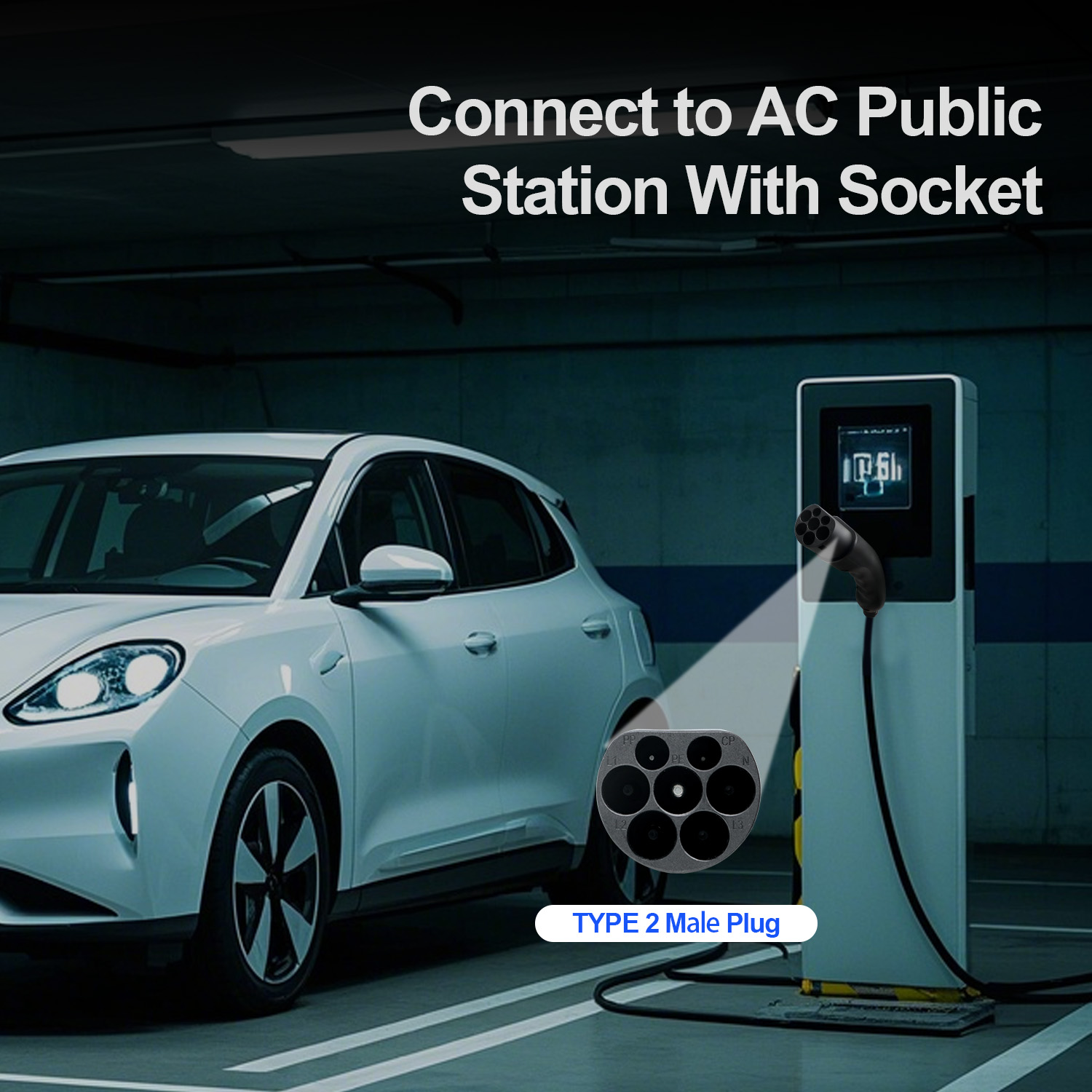 Kolanky EV-Stecker Typ 2 Männl – Ev Charger Type 2 22Kw 32A 3 Phase Bewertung und Preis