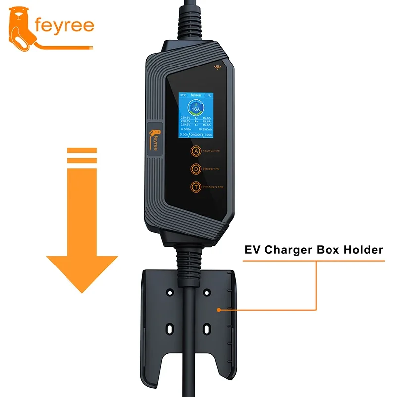 Feyree 11KW 16A 3-Phasen Typ2  – Type 2 Portable Ev Charger 11Kw Cee Bewertung und Preis