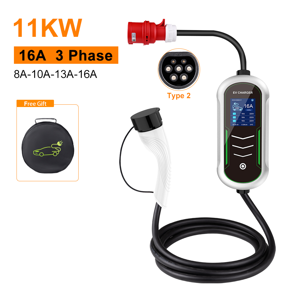 IPENGEN 11KW EV Tragbares Lade – Type 2 Portable Ev Charger 11Kw Cee Bewertung und Preis