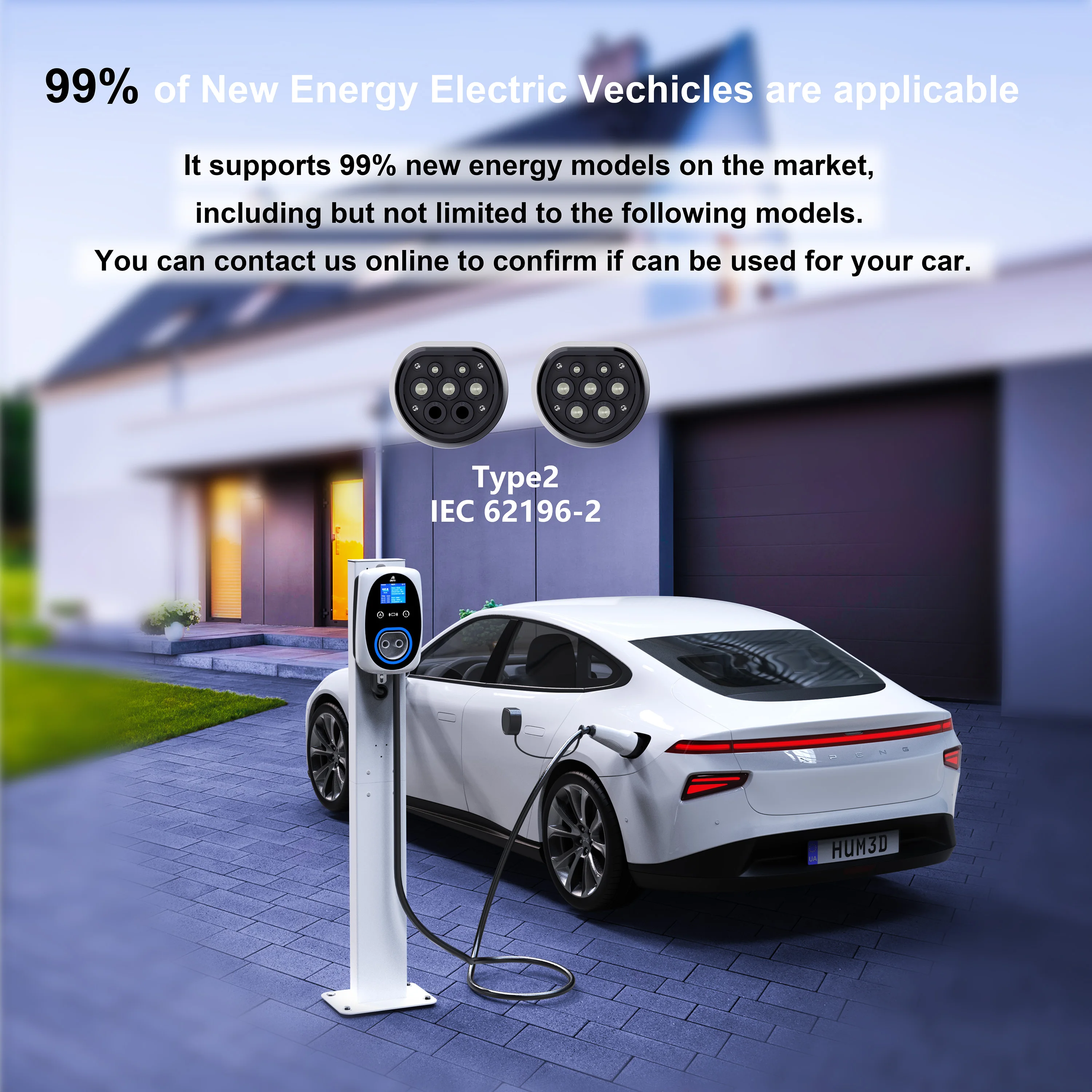 GWUYU EV-Ladegerät 32 A 7,6 kW – Ev Charger Type 2 22Kw 32A 3 Phase Bewertung und Preis