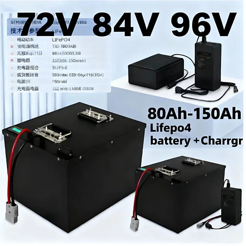 LIFEPO4-Akku mit BMS 72 V 84 V – Lifepo4 72V 100Ah Battery Pack Ev Bewertung und Preis